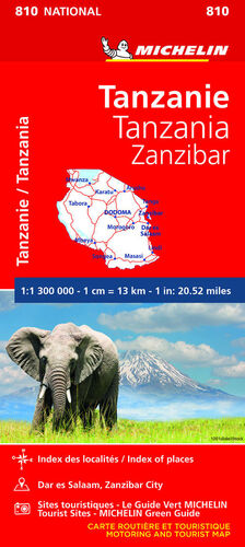810 TANZANIA-ZANZÍBAR (TANZANIE) 1: 1.300.000 *