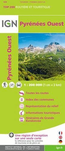 205 PYRENEES OUEST 1:200.000 -TOP 200